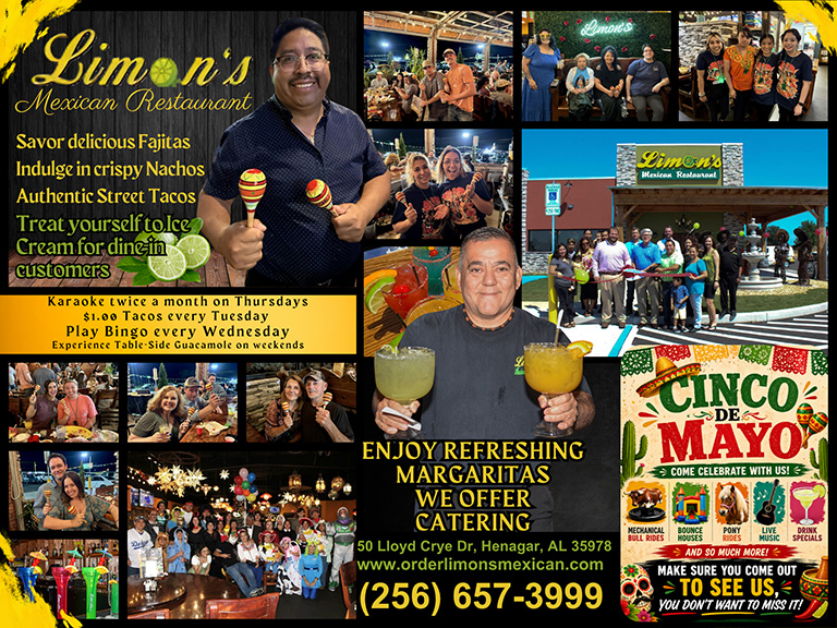 Limons Mexican restaurant, dekalb county, AL