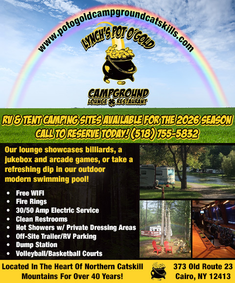 LYNCH’S POT O’GOLD CAMPGROUND, LOUNGE, RESTARUANT, GREENE COUNTY, NY