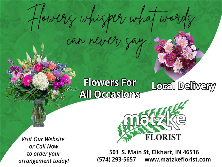 MATZKE FLORIST, Elkhart COUNTY, IN