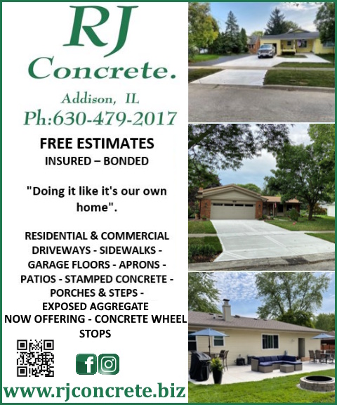 Rj concrete, dupage county, il