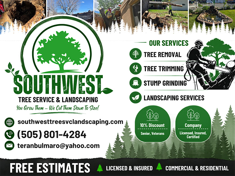 SOUTHWEST TREE SERVICE AND LANDSCAPING, San Juan COUNTY, NM