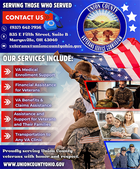 UNION COUNTY VETERANS SERVICE OFFICE, UNION COUNTY, OH
