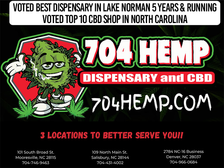 704HEMP CBD SHOP, Iredell County, NC