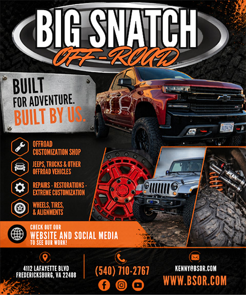 Big Snatch Off-Road LLC, Fredericksburg County, VA