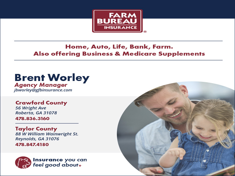 BRENT WORLEY FARM BUREAU, CRAWFORD COUNTY, GA