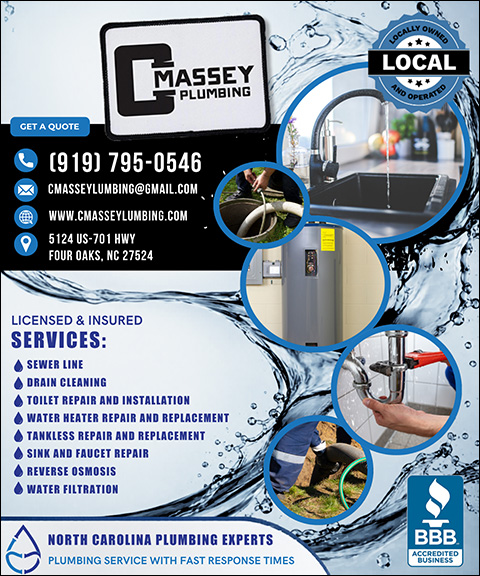 C MASSEY PLUMBING INC, Johnston County, NC