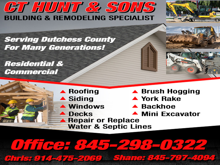 CT HUNT & SONS BUILDING & REMODELING, Dutchess COUNTY, NY