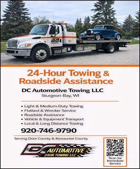 dcautomotivetowing2 DC AUTOMOTIVE TOWING, DOOR COUNTY, WI