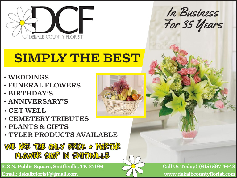 DEKALB COUNTY FLORIST, WHITE COUNTY, TN