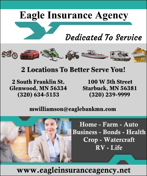 EAGLE INSURANCE AGENCY, POPE COUNTY, MN