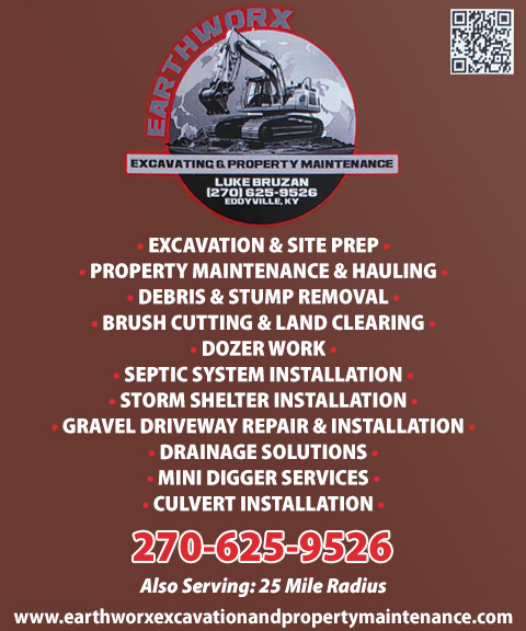 EARTHWORX, Lyon COUNTY, KY
