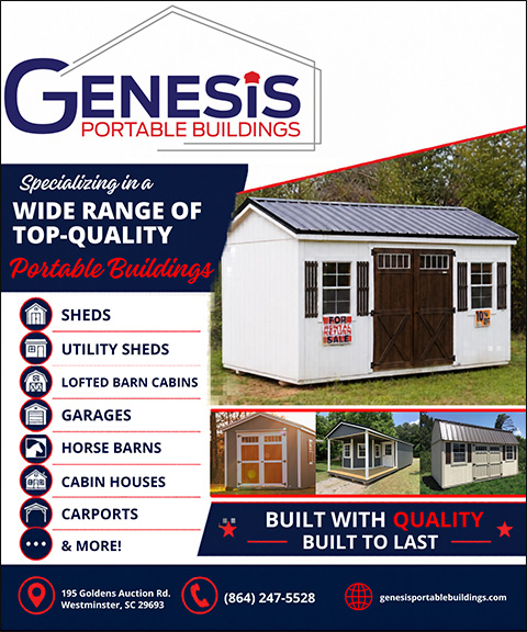 GENESIS PORTABLE BUILDINGS LLC, Oconee County, SC
