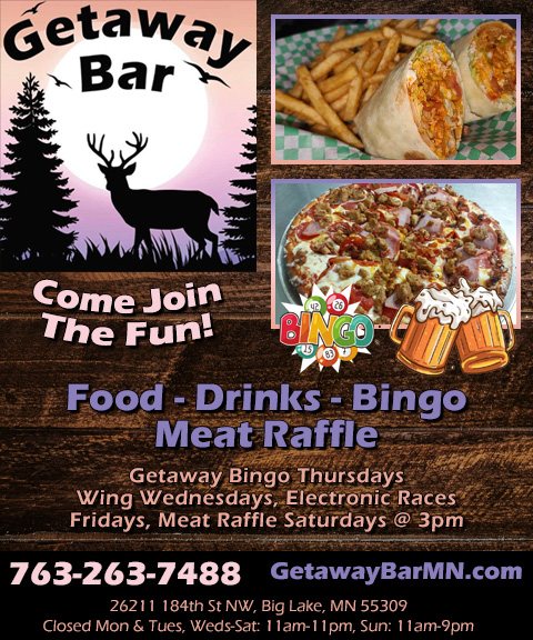 GETAWAY BAR, SHERBURNE COUNTY, MN