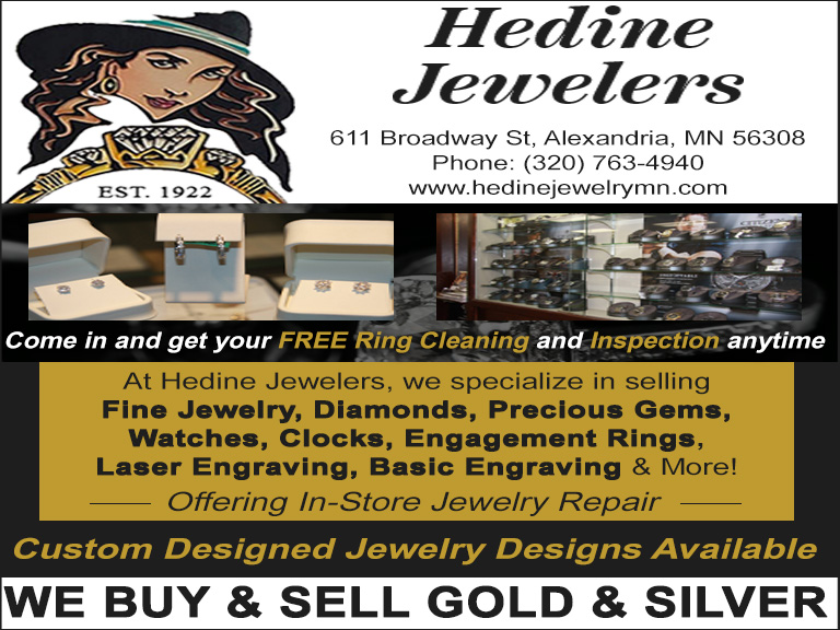HEDINE JEWELRY STORE, Douglas County, MN