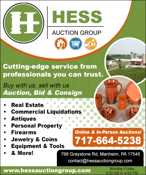 HESS AUCTION GROUP, LANCASTER COUNTY, PA