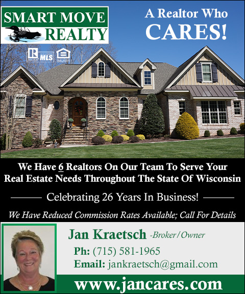 JAN KRAETSCH, SMART MOVE REALTY, PORTAGE COUNTY, WI