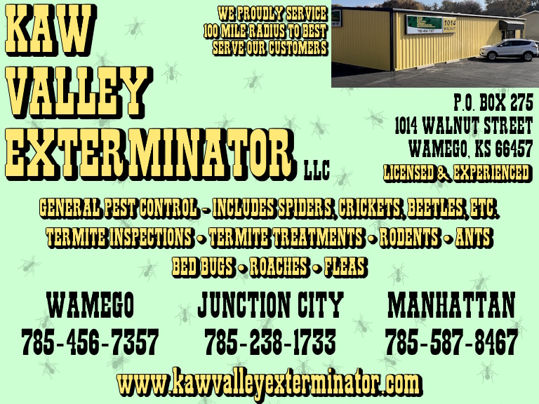KAW VALLEY EXTERMINATOR, GEARY COUNTY, KS