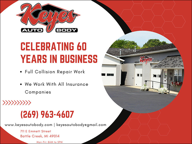 KEYES AUTO BODY, Calhoun County, MI