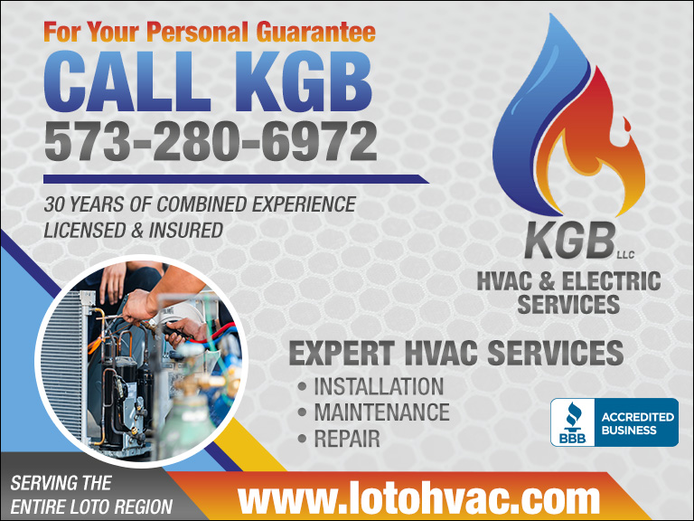 KGB HVAC & ELECTRICAL, CAMDEN COUNTY, MO