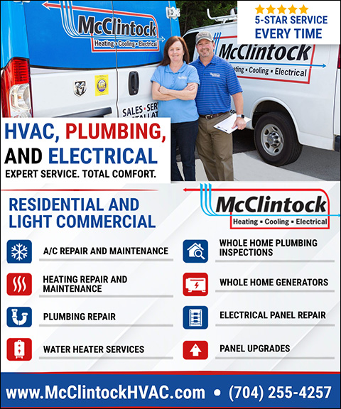 McClintock Heating and Cooling, MECKLENBURG COUNTY, NC