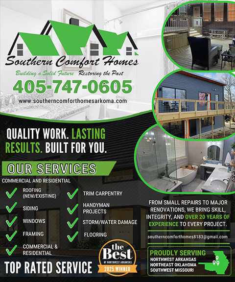 SOUTHERN COMFORT HOMES, BENTON COUNTY, AR