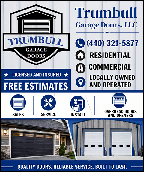 TRUMBALL GARAGE DOORS, LLC, Geauga County, OH