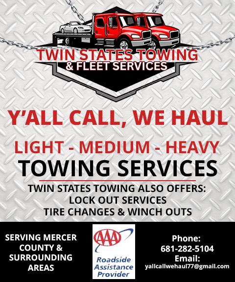 TWIN STATES TOWING & FLEET, MERCER COUNTY, WV