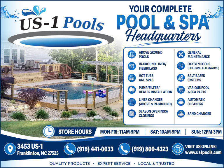US-1 POOLS, FRANKLIN COUNTY, NC