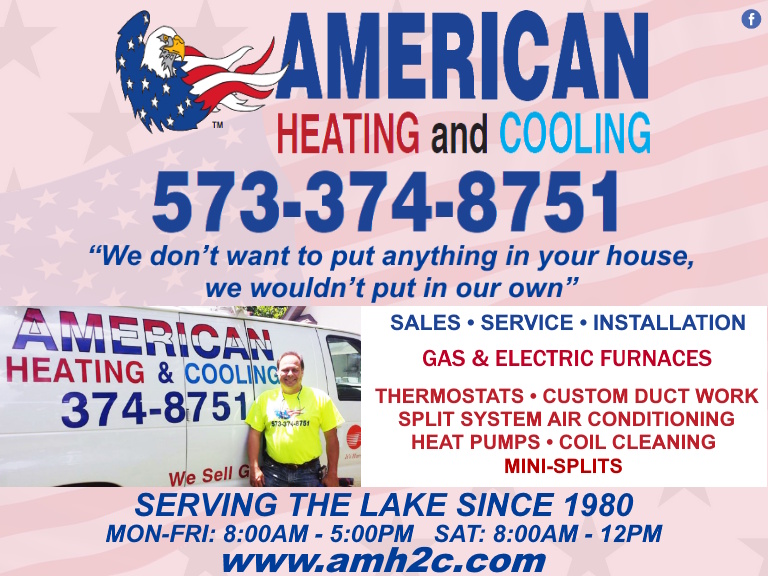 AMERICAN HEATING & COOLING, CAMDEN COUNTY, MO