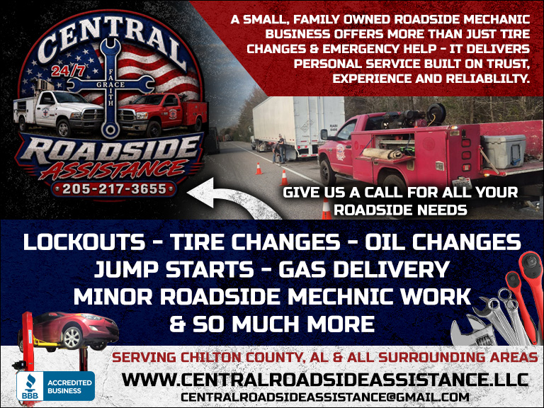 CENTRAL ROADSIDE ASSISTANCE, CHILTON COUNTY, AL