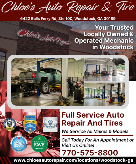 CHLOE’S AUTO REPAIR, CHEROKEE COUNTY, GA