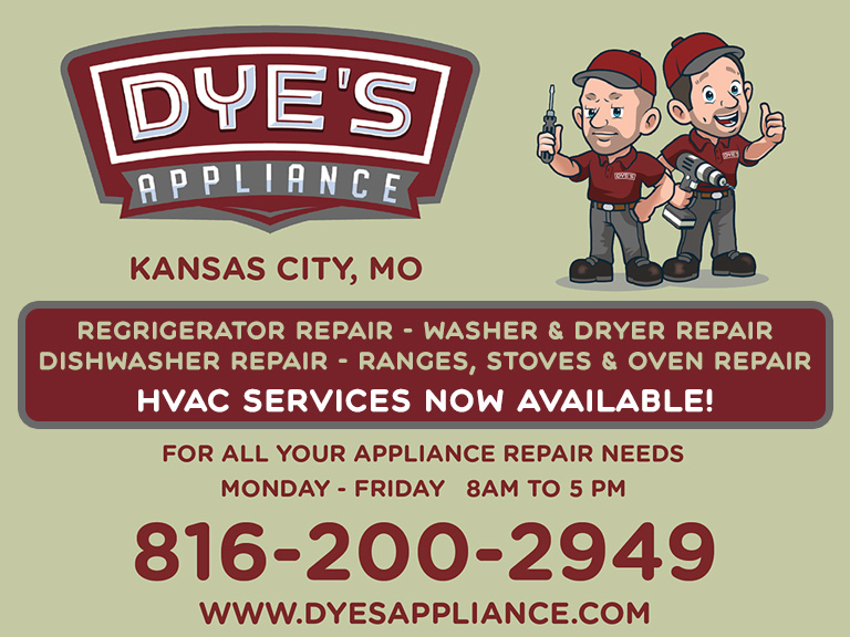 DYE’S APPLIANCE, CLAY COUNTY, MO
