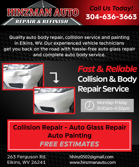 HINZMAN AUTO REPAIR & REFINISH, Randolph COUNTY, WV