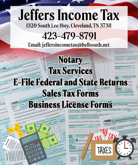 JEFFERS INCOME TAX, Bradley County, TN
