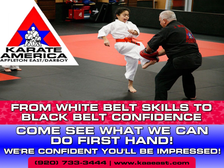 karateamerica2 KARATE AMERICA APPLETON EAST/DARBOY, OUTAGAMIE COUNTY, WI