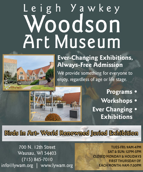 leighyawkeywoodsonartmuseum LEIGH YAWKEY WOODSON ART MUSEUM, Marathon County, WI