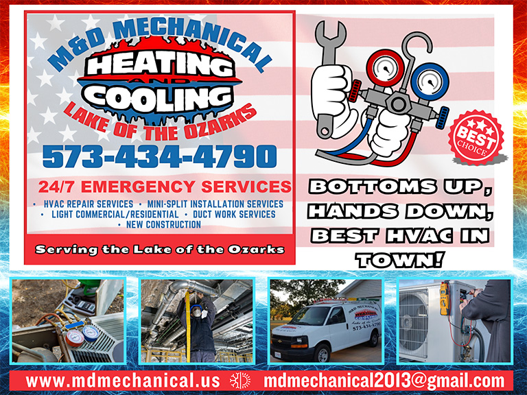 M & D MECHANICAL, LLC, Lake Of The Ozarks, MO