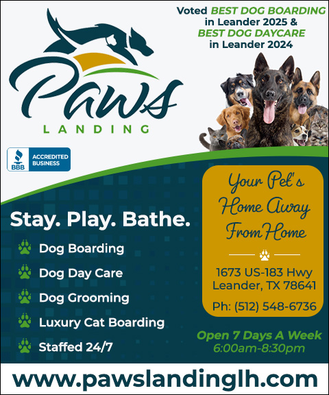 PAWS LANDING, Williamson County, TX