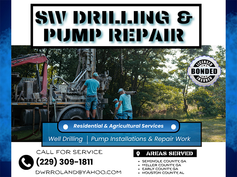 SW DRILLING & PUMP REPAIR, SEMINOLE COUNTY, GA