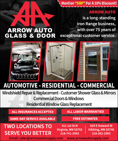 ARROW AUTO GLASS, ST LOUIS COUNTY, MN