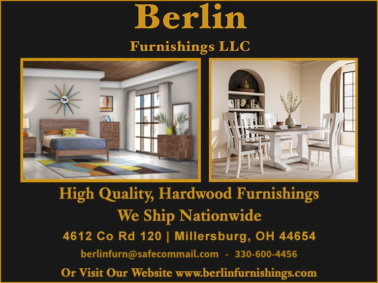 BERLIN FURNISHINGS, HOLMES COUNTY, OH
