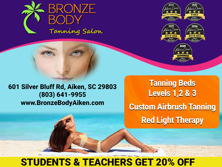 BRONZE BODY TANNING SALON, Aiken County, SC