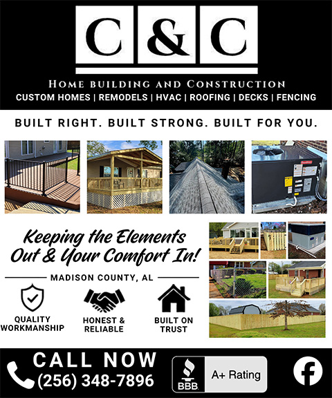 C&C HOMEBUILDING AND CONSTRUCTION, Madison County, AL