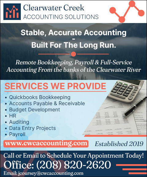 CLEARWATER CREEK ACCOUNTING SOLUTIONS, CLEARWATER COUNTY, ID