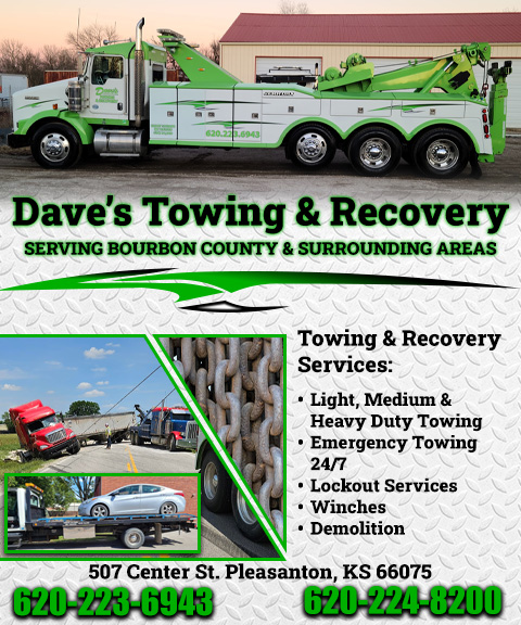 DAVE’S TOWING & REVCOVERY, BOURBON COUNTY, KS