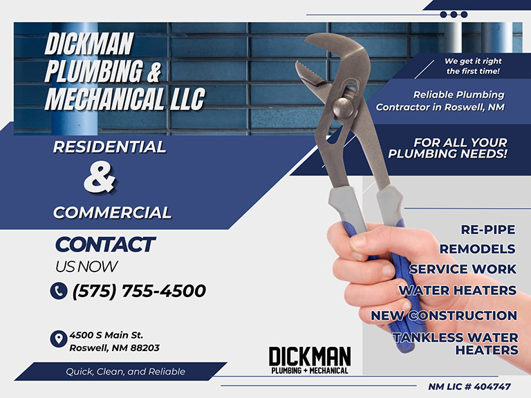 DICKMAN PLUMBING, CHAVES COUNTY, NM