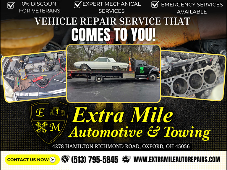 EXXTRA MILE AUTOMOTIVE & TOWING, BUTLER COUNTY, OH