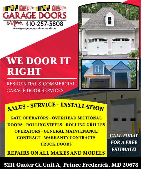 GARAGE DOORS & MORE, CALVERT COUNTY, MD