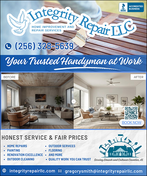 INTEGRITY REPAIR LLC, Etowah County, AL