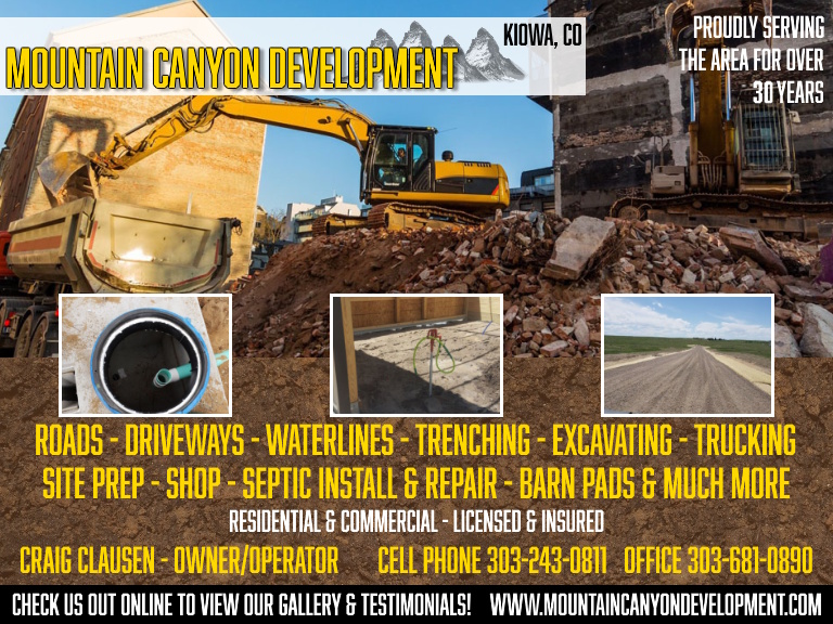 MOUNTAIN CANYON DEVELOPMENT, DOUGLAS COUNTY, CO